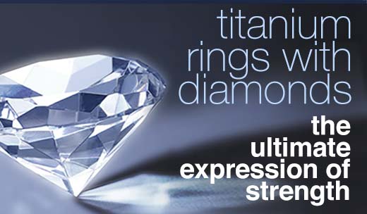 add diamonds to your new titanium ring