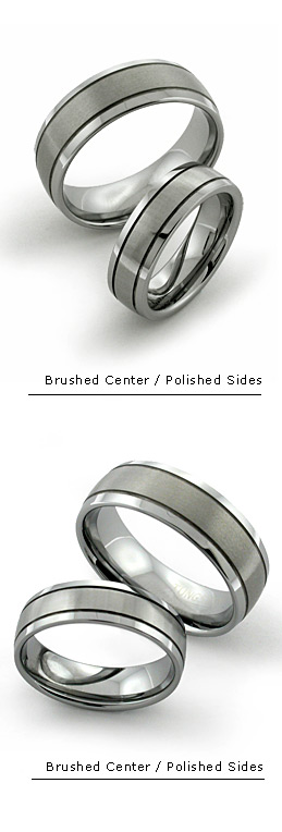 Tungsten Ring with Thin Grooves