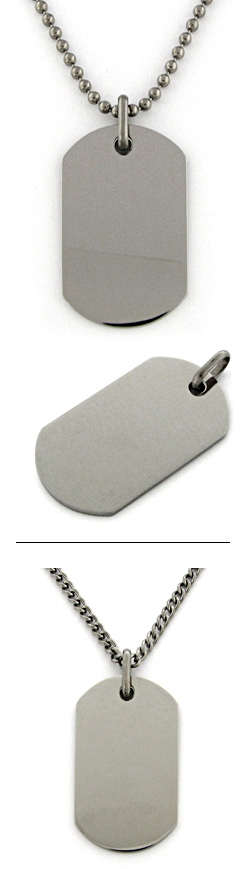 Titanium Dog Tag