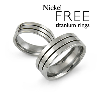 nickel free titanium rings