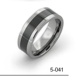 black inlay ring 