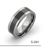 black ceramic inlay