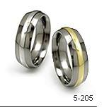 tungsten rings with inlay