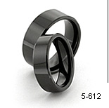 black ceramic rings