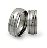 ... Rings Sandblasted Titanium Rings Tungsten Carbide Rings Black Wedding