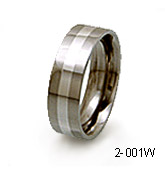 inlaid titanium rings