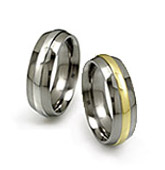tungsten carbide rings with raised inlay