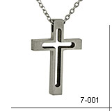 titanium cross open design