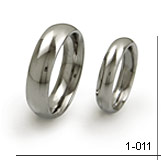 domed titanium ring