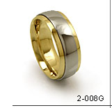 titanium inlayed ring