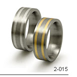 double inlayed rings