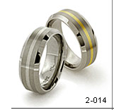 inlayed rings with bevels