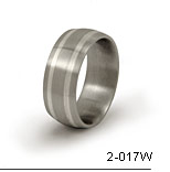 dome inlayed rings