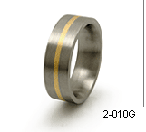 cigar inlayed ring