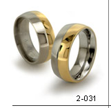 titanium gold half inlay