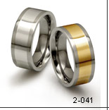 wide inlay ring