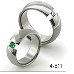 Tension titanium rings