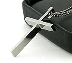 titanium necklaces, crosses and chains