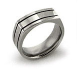 men's titanium ring