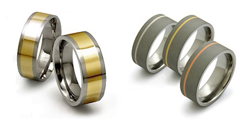 Get the Best of Both Worlds with Inlaid Titanium Rings | Avant Garde Jewelry