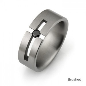 mens titanium wedding band