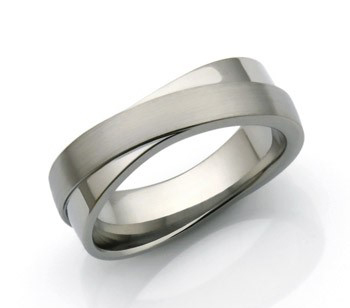 Titanium Infinity Ring