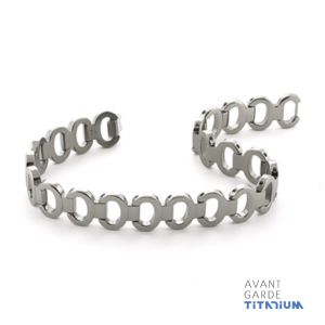 Oval Links Titanium Bracelet