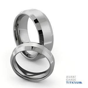 Tungsten Carbide Ring with Beveled Sides