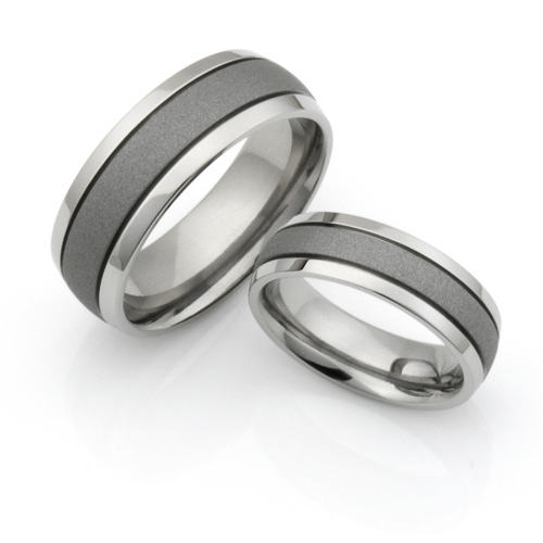 Tarnish free titanium rings from Avant-Garde Jewelry Co.