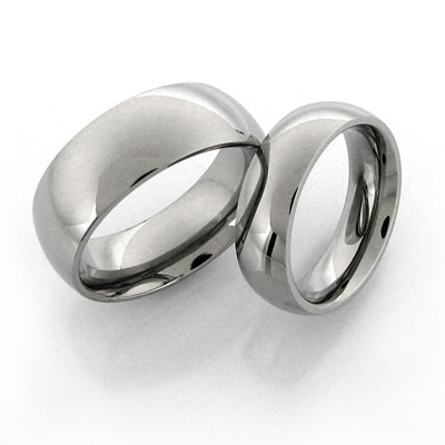 Titanium Mens Wedding Bands