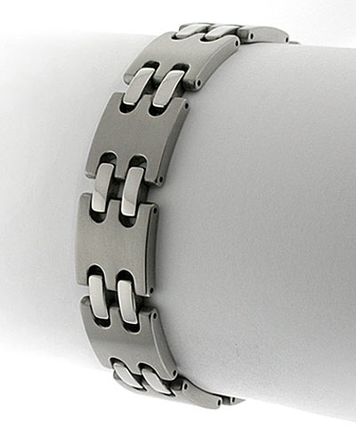 Wide Men's Titanium Bracelet Model