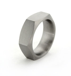 Men's and Women's Titanium Tension Rings Set