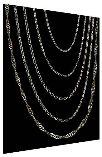 18k Yellow Gold Filled 4mm Rope Chain Necklace -