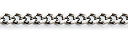 Large curb titanium chain