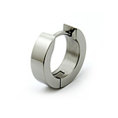 single titanium earring, narrow style