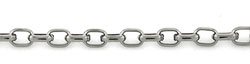 Oval link titanium chain