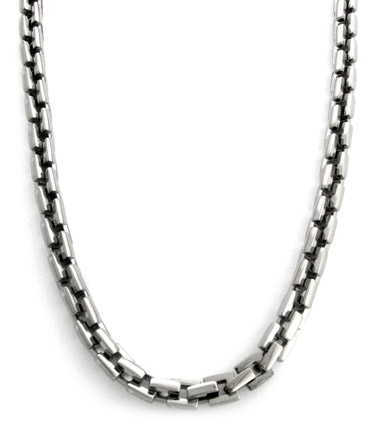 Titanium Necklace Square links