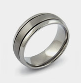 Tungsten Carbide Wedding Ring