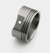 Piston titanium ring 