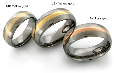 Get the Best of Both Worlds with Inlaid Titanium Rings | Avant Garde Jewelry